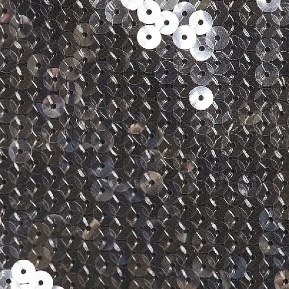 Superdown Revolve Sequin Cecilia One Shoulder Mini Dress Silver Black Size S - Picture 8 of 13